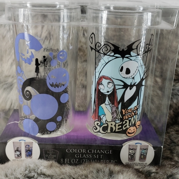 Disney Nightmare before Christmas glass cups - Picture 5 of 6